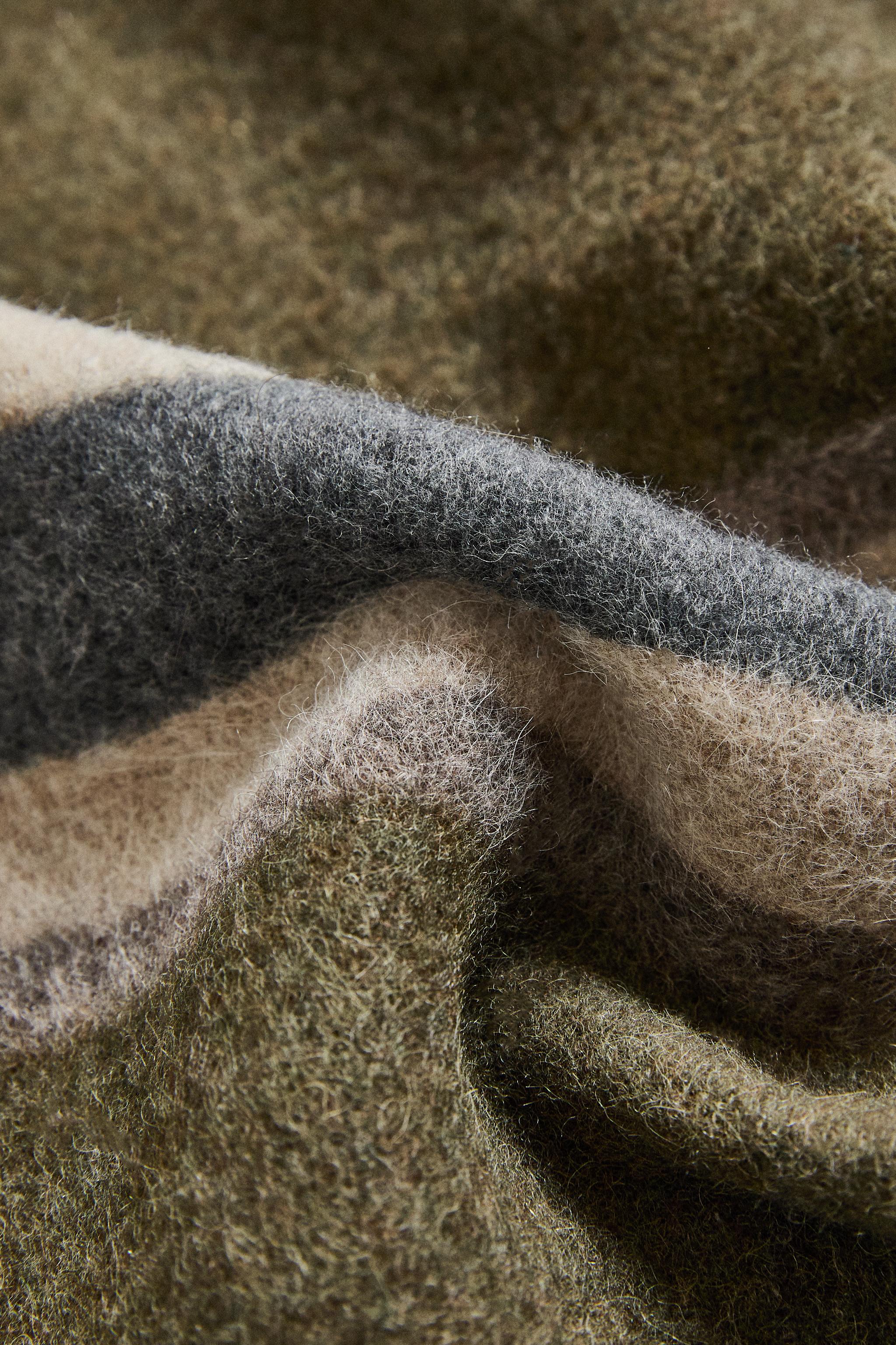 STRIPED WOOL BLANKET